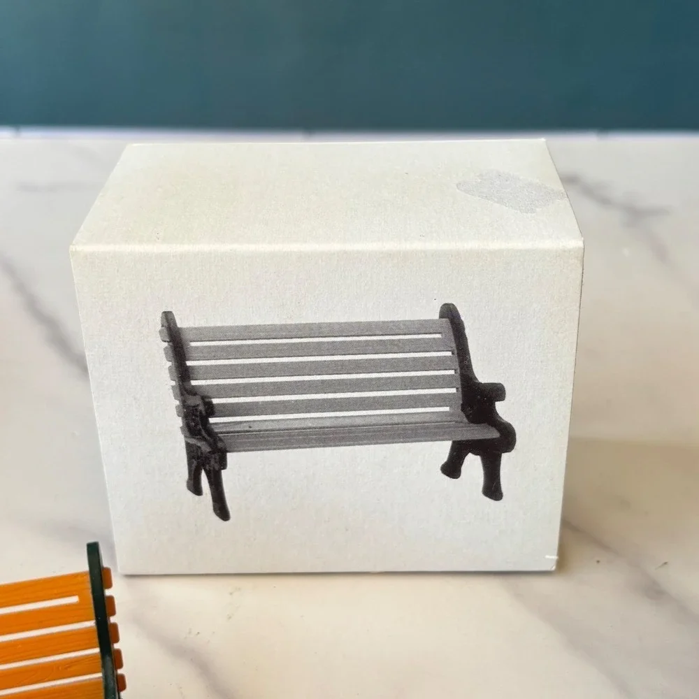 Department 56 Village Wrought Iron Park Bench Handpainted Metal Accessory 5230-2